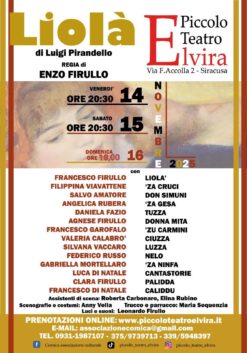 LIOLA' 14-15-16 NOV 25