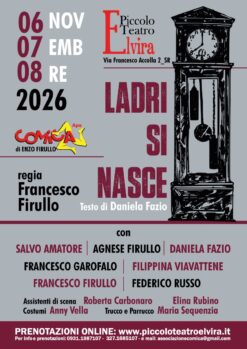 LADRI SI NASCE 6-7-8 NOV 26